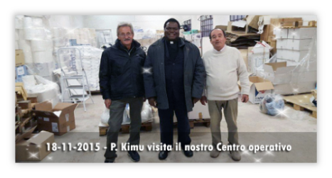 La visita di P.Kimu alla nostra Associazione e non solo